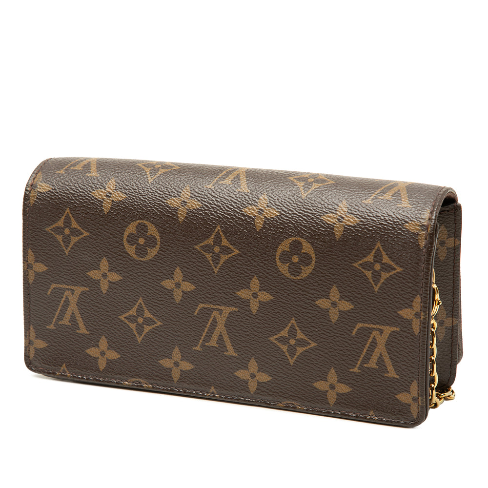 Louis Vuitton Sac à main Lily Wallet on Chain Monogram Marron – vue 2 – GABY PARIS