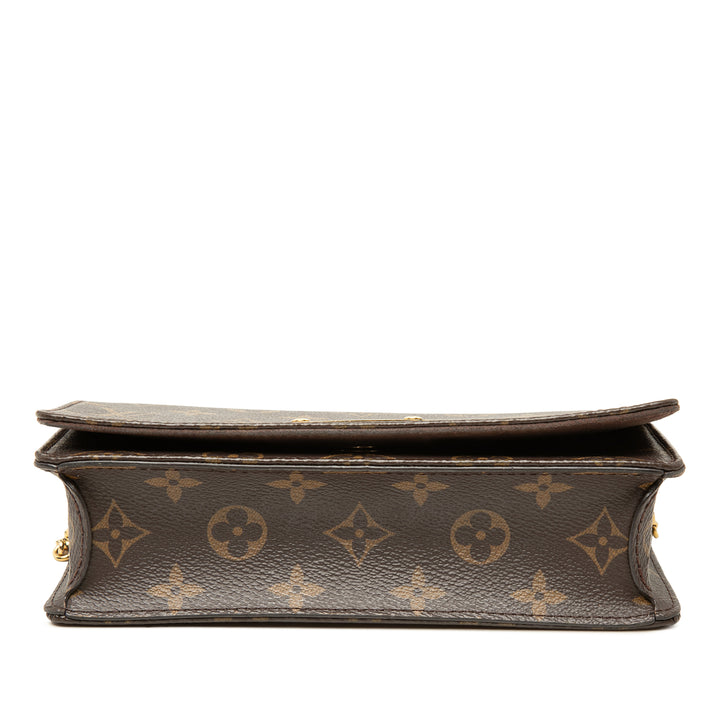 Louis Vuitton Sac à main Lily Wallet on Chain Monogram Marron – vue 3 – GABY PARIS