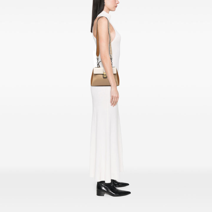 Bottega Veneta Small Tricolor Nappa Piazza sac à anse supérieure