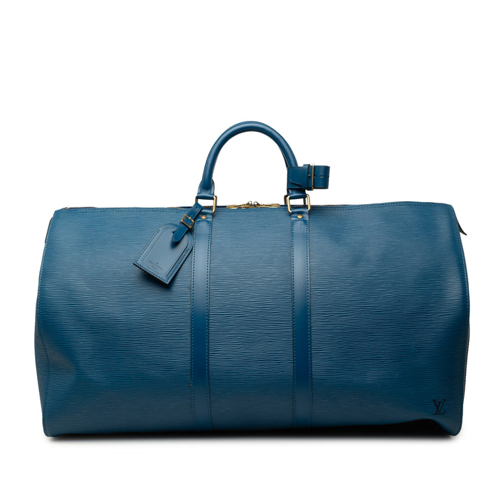 Keepall 55 Épi Bleu