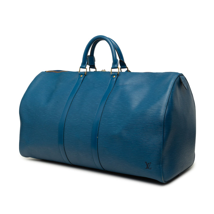 Keepall 55 Épi Bleu
