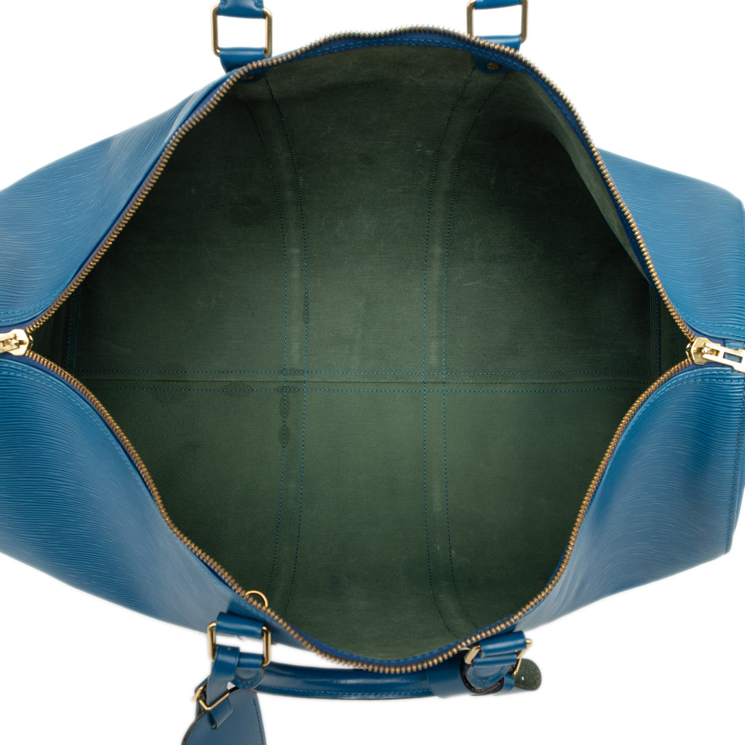 Keepall 55 Épi Bleu