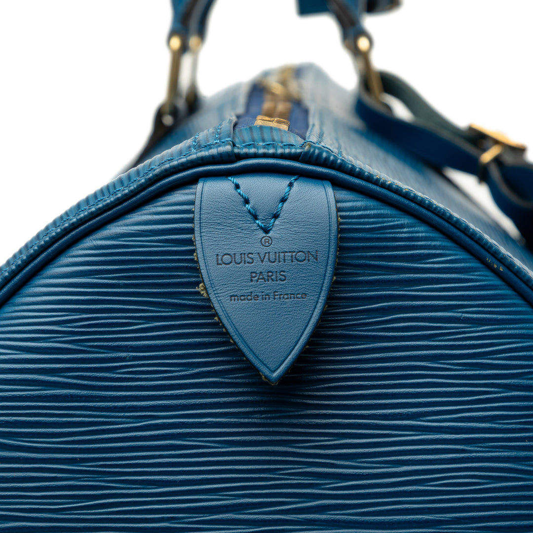 Keepall 55 Épi Bleu
