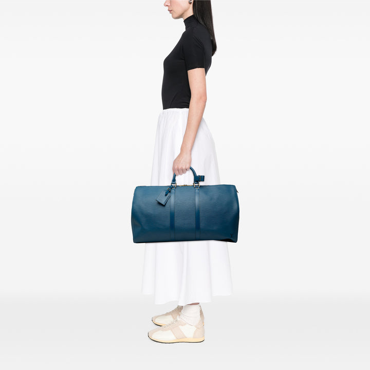 Keepall 55 Épi Bleu