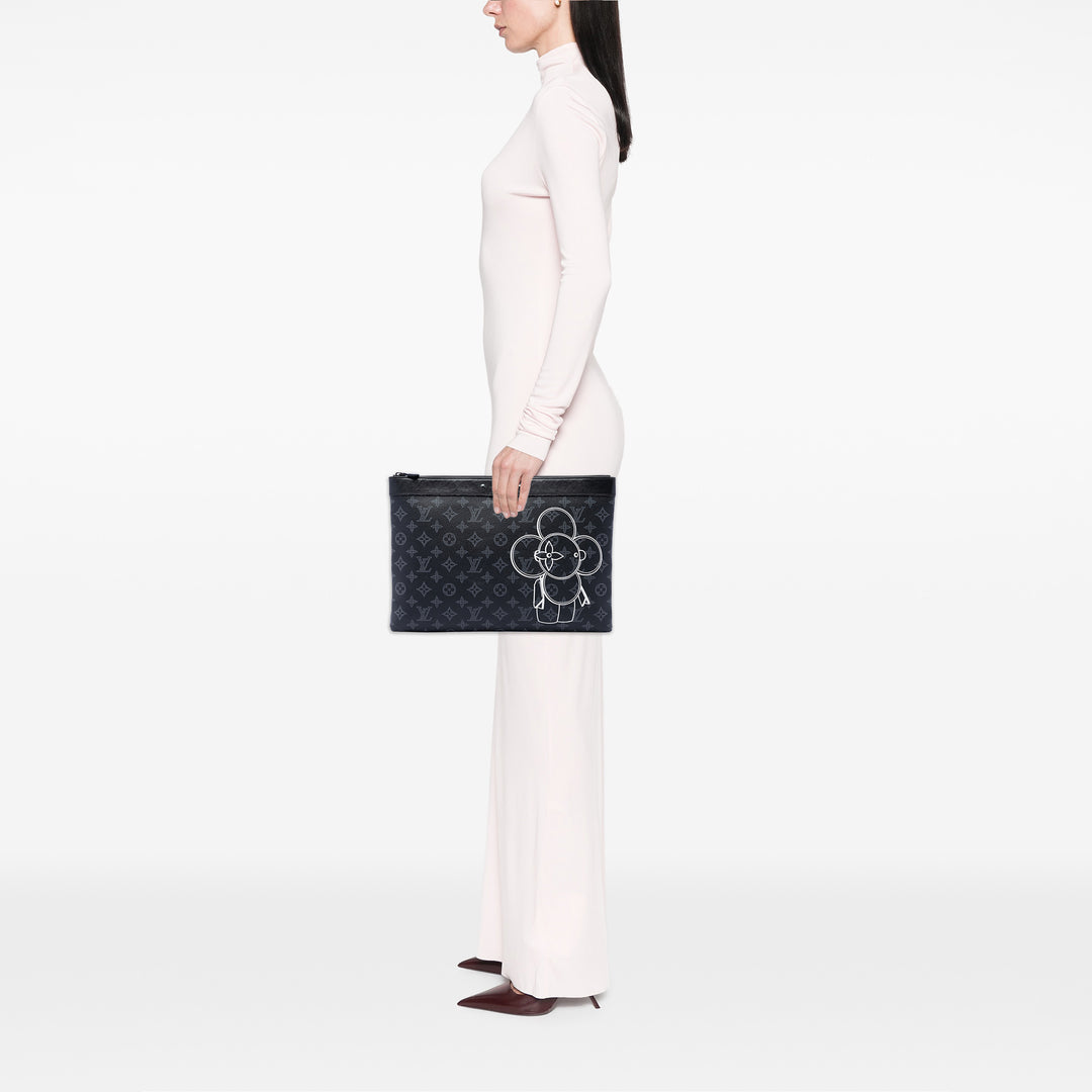 Louis Vuitton Monogram Eclipse Vivienne Apollo Pochette GM