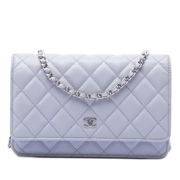 Chanel Classic Caviar Wallet on Chain