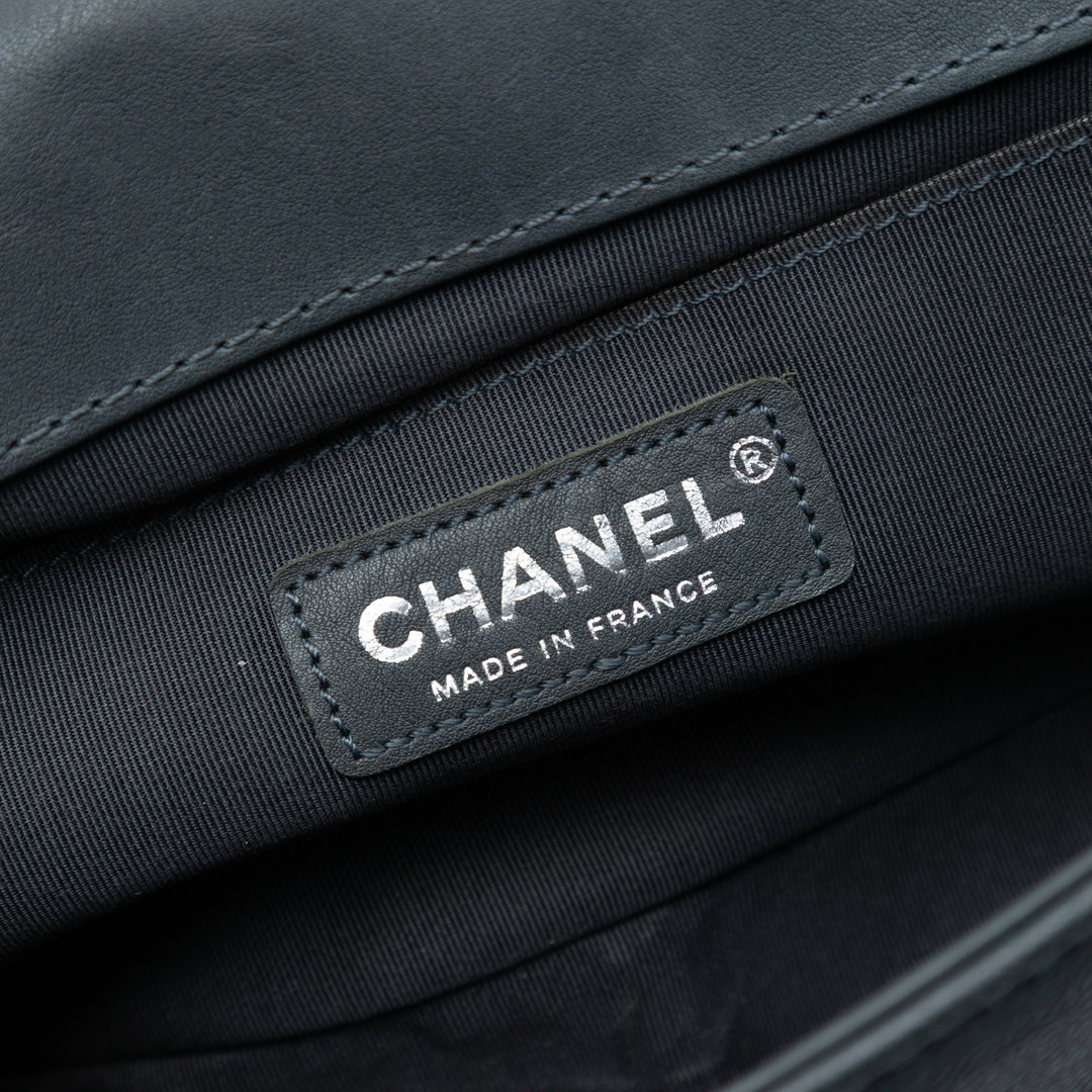 Chanel Paris Dallas Matelassé Cowboy Boy à rabat Moyen Cuir de veau