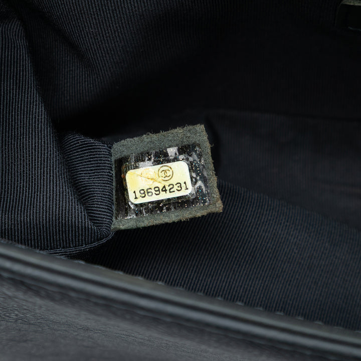 Chanel Paris Dallas Matelassé Cowboy Boy à rabat Moyen Cuir de veau