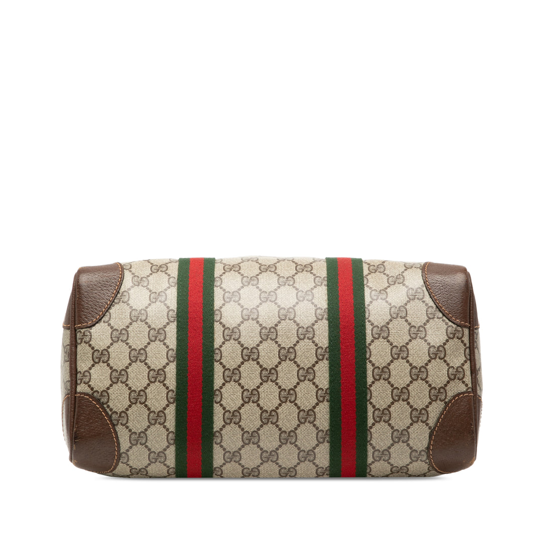 Gucci GG Supreme Web Boston Sac