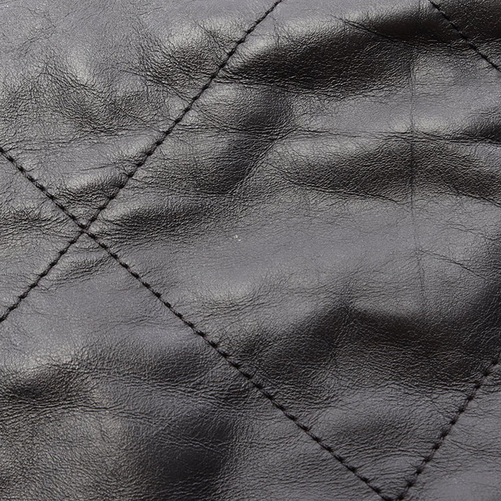 Chanel Sac porté épaule brillant 22 Hobo Grand Cuir de veau Noir – vue 6 – GABY PARIS