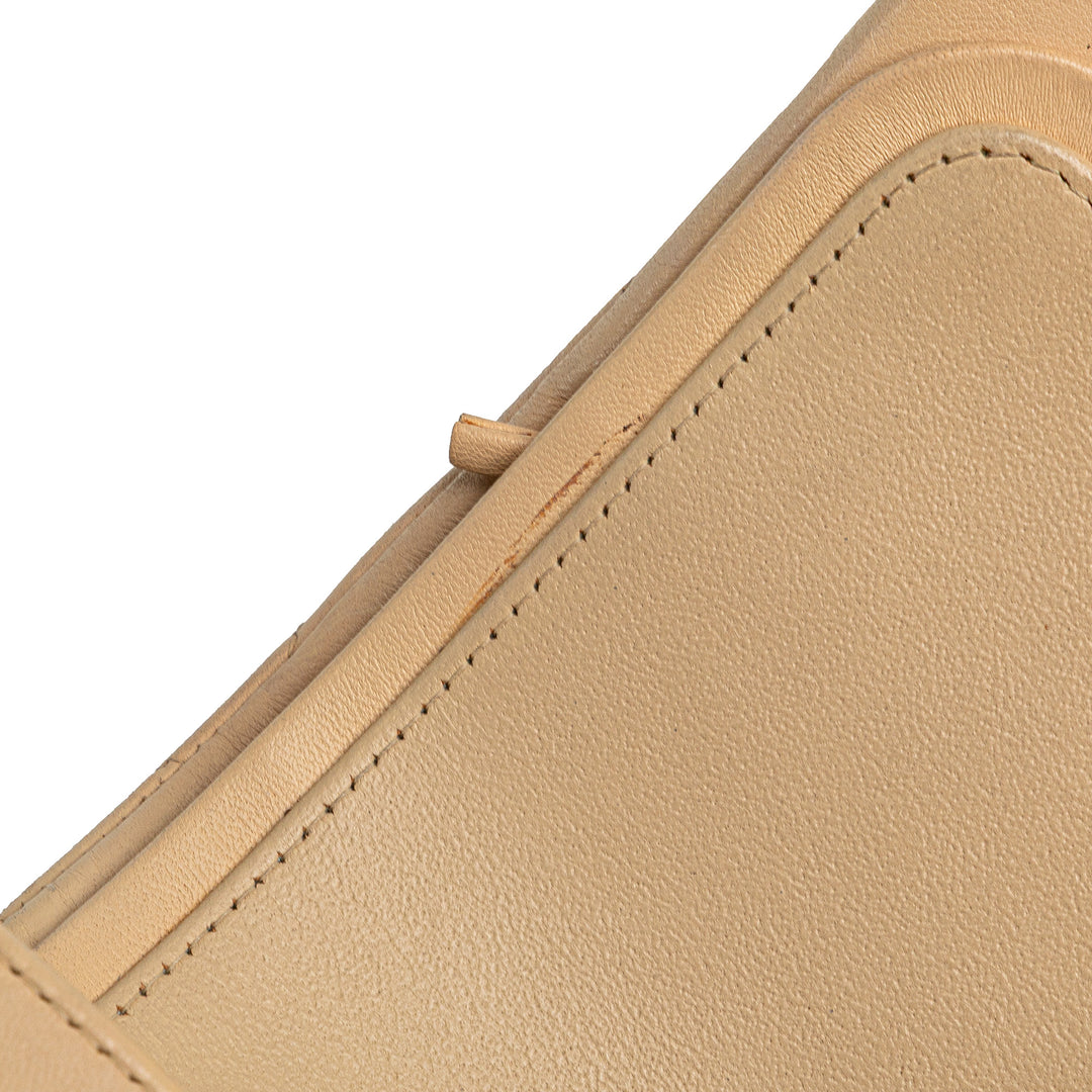 Jumbo Classic Lambskin Double Flap Brown - Gaby Paris