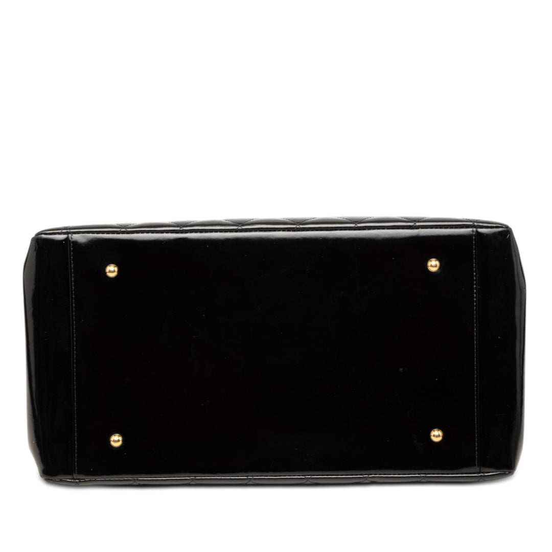 Chanel Grand CC Cuir verni Timeless Shopping Cabas
