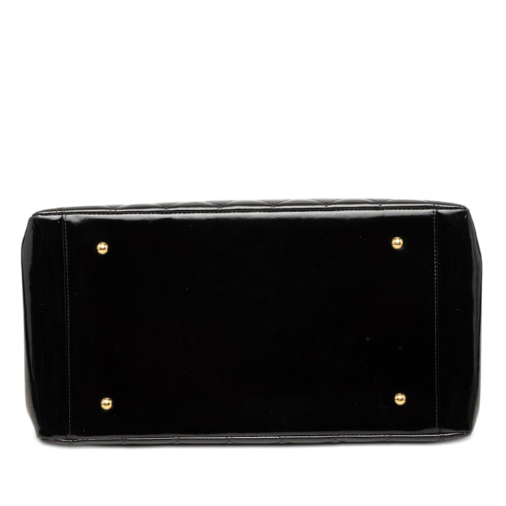 Chanel Grand CC Cuir verni Timeless Shopping Cabas
