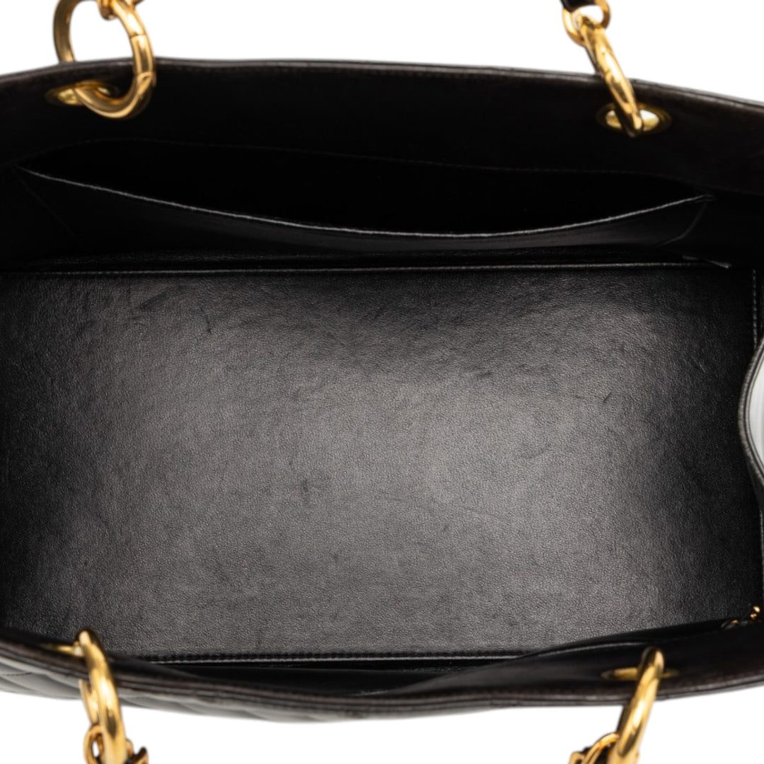 Chanel Grand CC Cuir verni Timeless Shopping Cabas