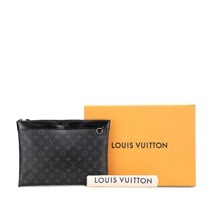 Monogram Eclipse Discovery Pochette GM Black - Gaby Paris