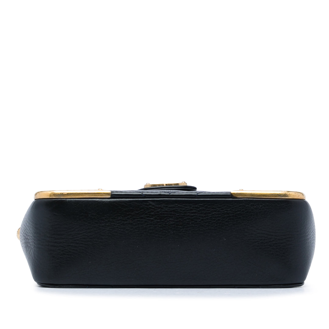 Chanel CC Chevron Cuir de veau Rock The Corners Minaudiere Sac