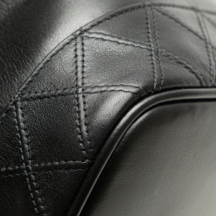 CC Lambskin Vanity Case Black - Gaby Paris