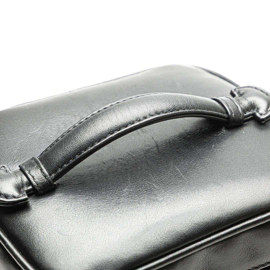 CC Lambskin Vanity Case Black - Gaby Paris