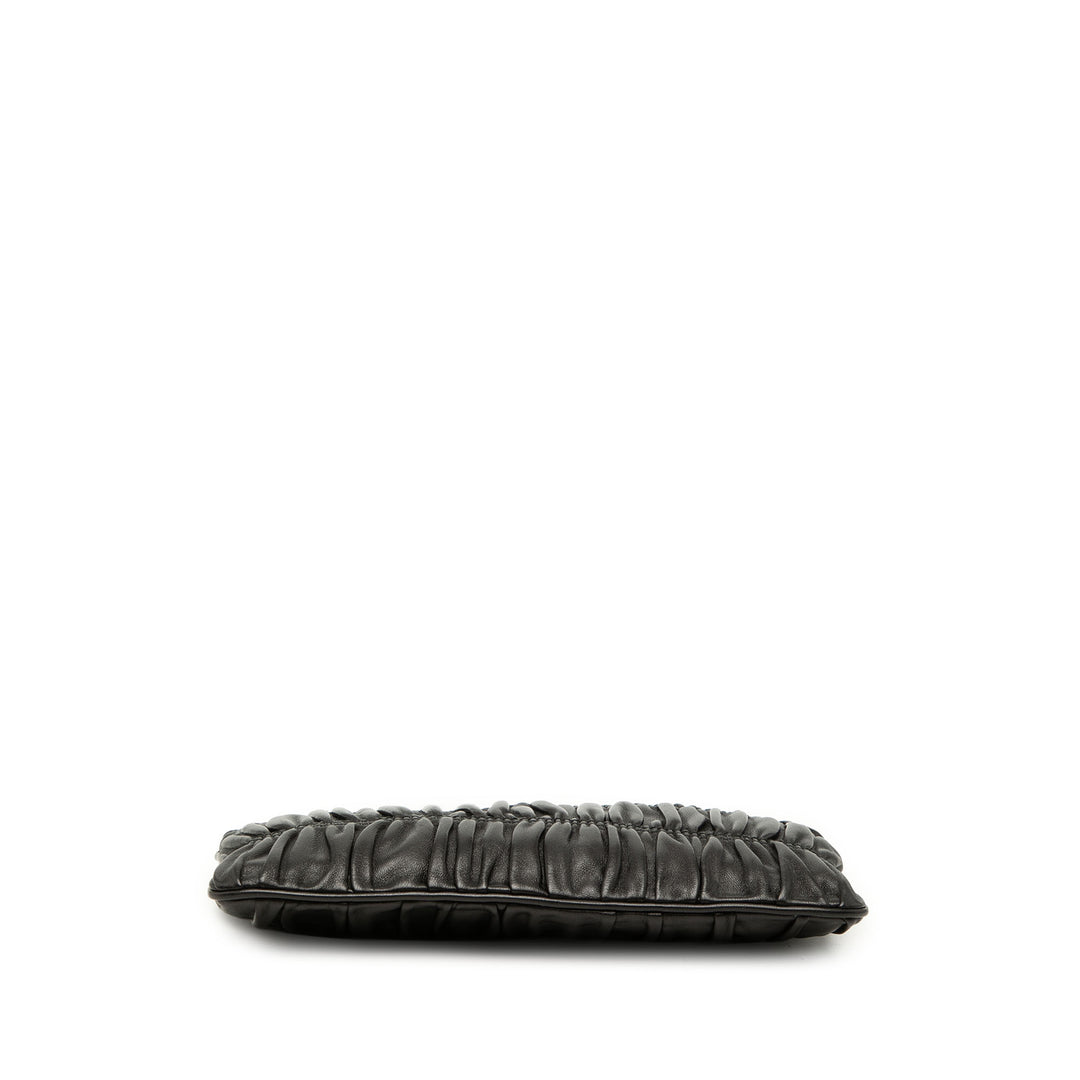 Prada Nappa Gaufre Wristlet Pochette
