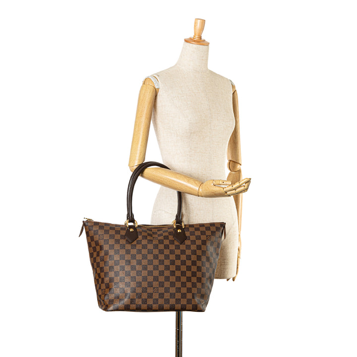 Damier Ebene Saleya MM Brown - Gaby Paris