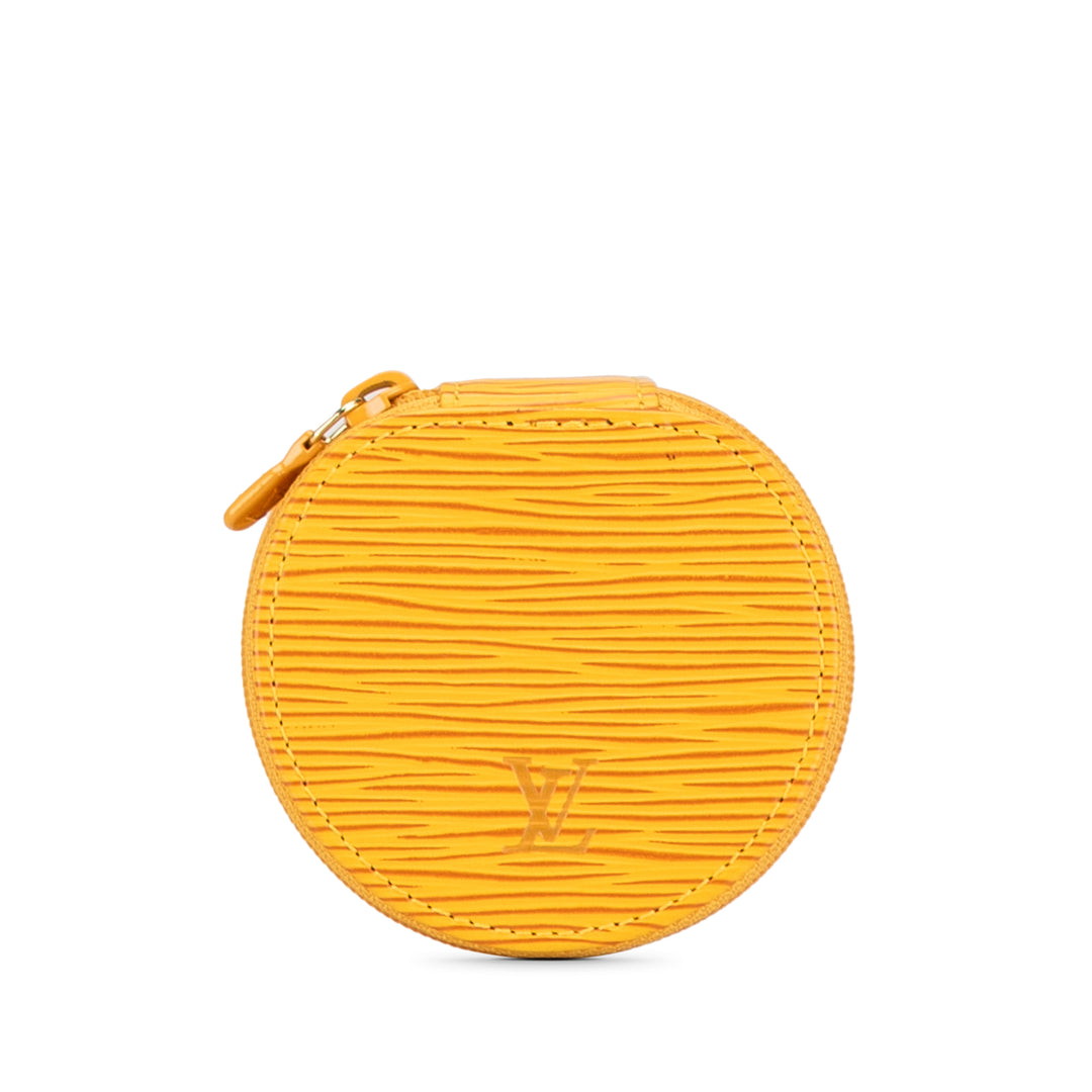 Epi Ecrin Bijoux Travel Jewelry Case Yellow - Gaby Paris