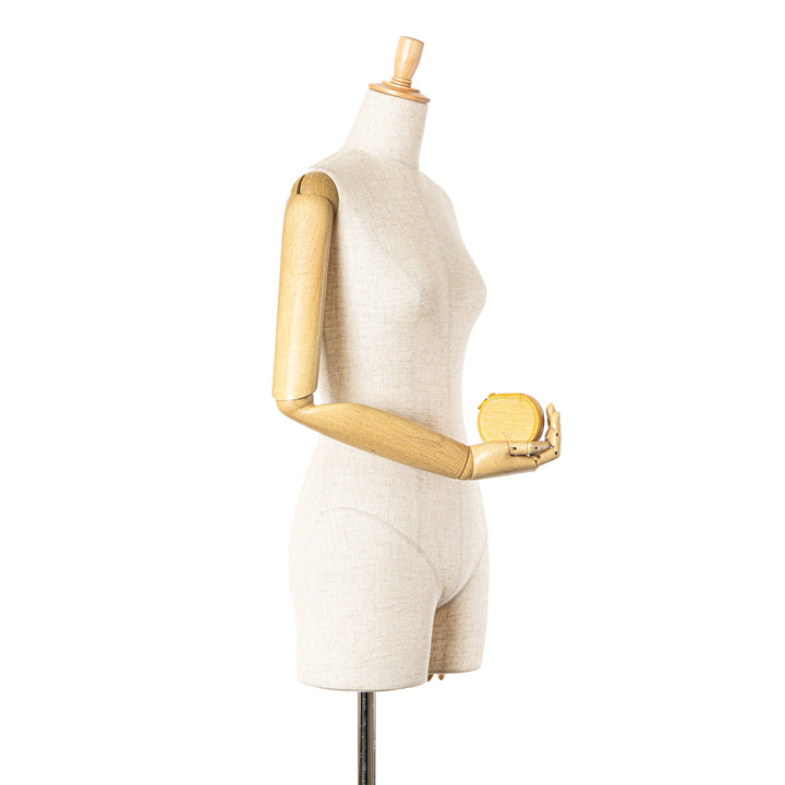 Epi Ecrin Bijoux Travel Jewelry Case Yellow - Gaby Paris