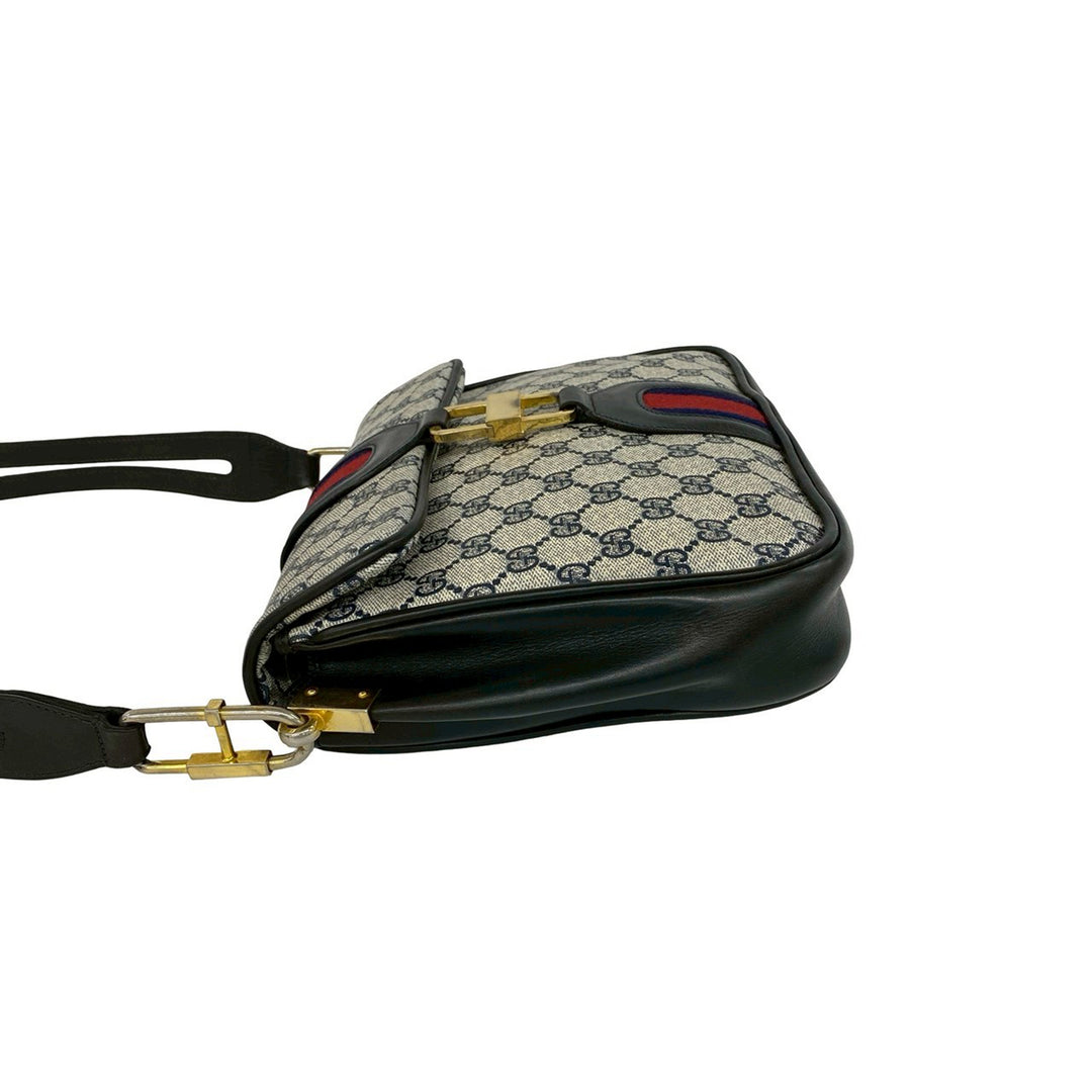 Gucci Sac bandoulière Web GG Supreme Gris – vue 5 – GABY PARIS