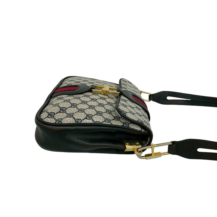 Gucci Sac bandoulière Web GG Supreme Gris – vue 6 – GABY PARIS