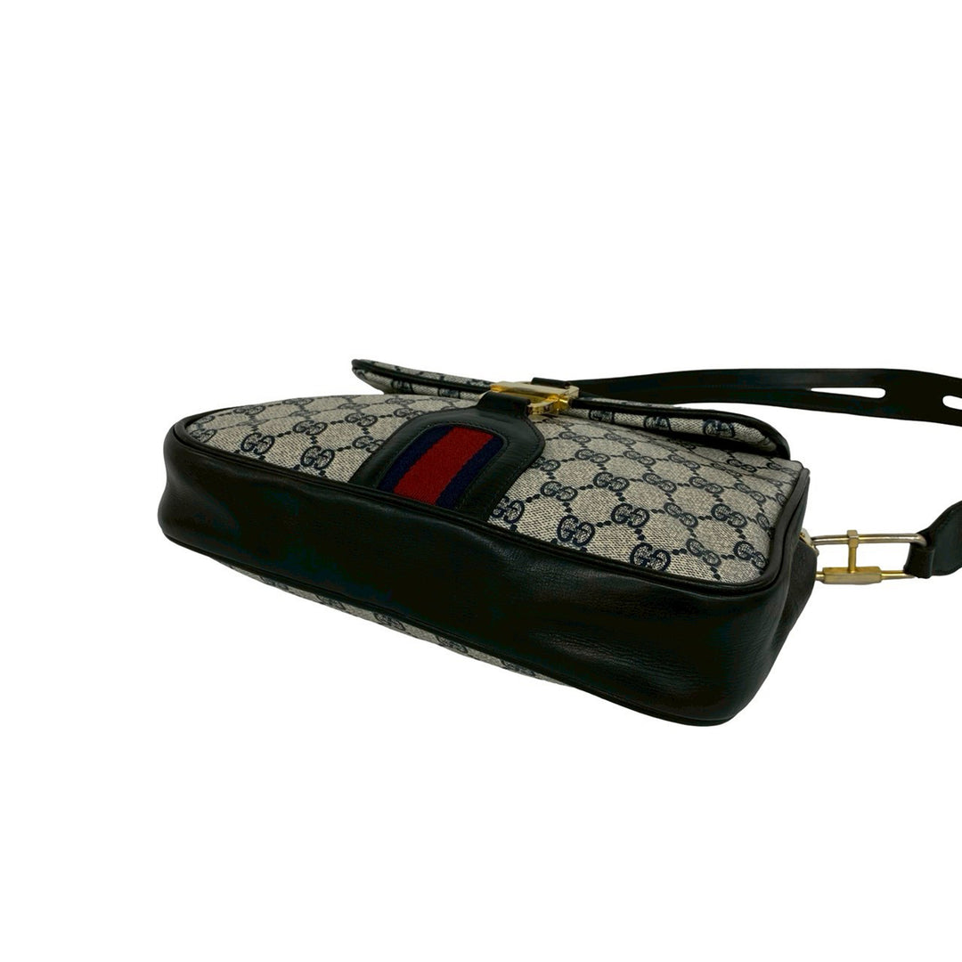 Gucci Sac bandoulière Web GG Supreme Gris – vue 8 – GABY PARIS