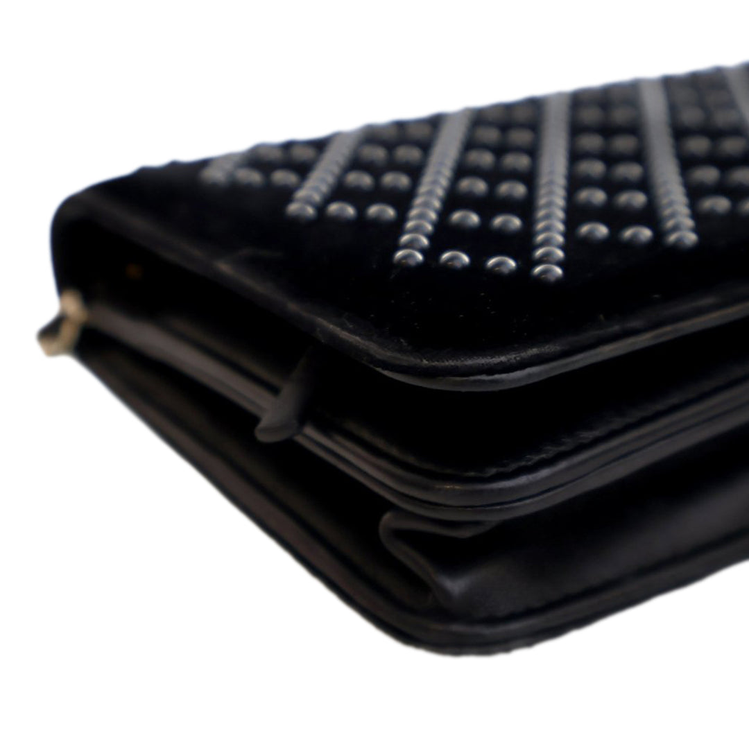 Chanel CC Velours clouté Wallet on Chain