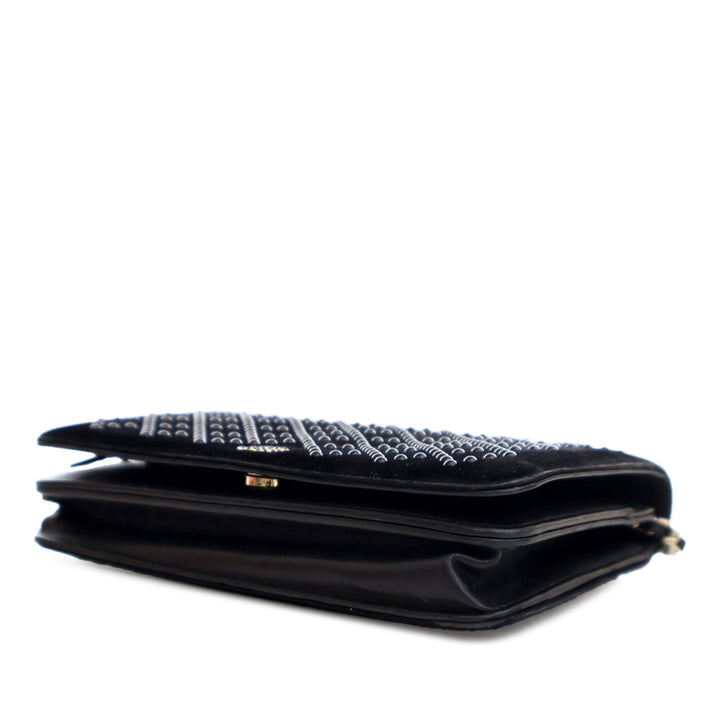 Chanel CC Velours clouté Wallet on Chain