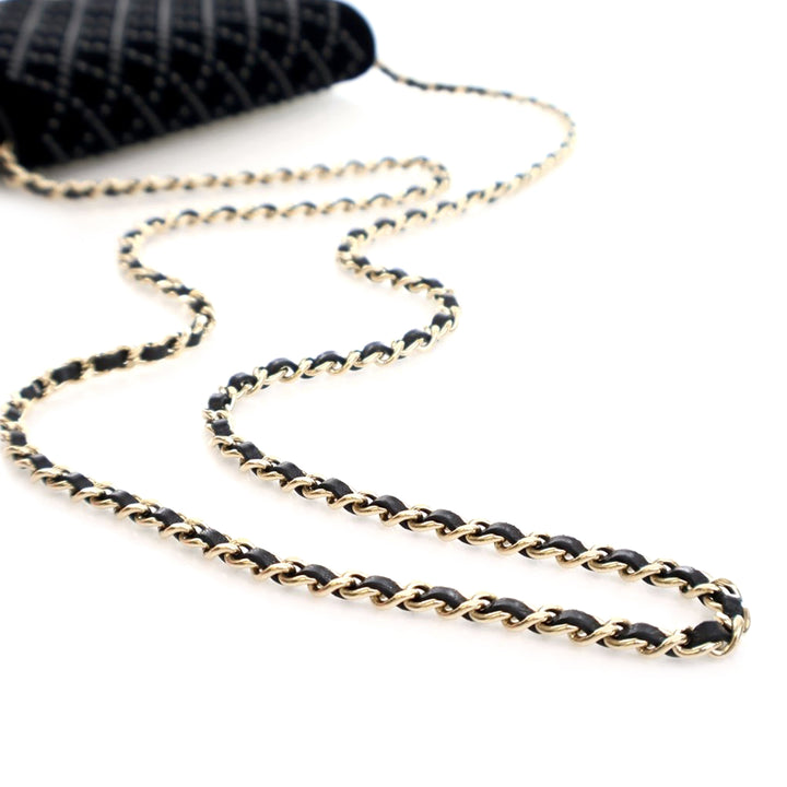 Chanel CC Velours clouté Wallet on Chain