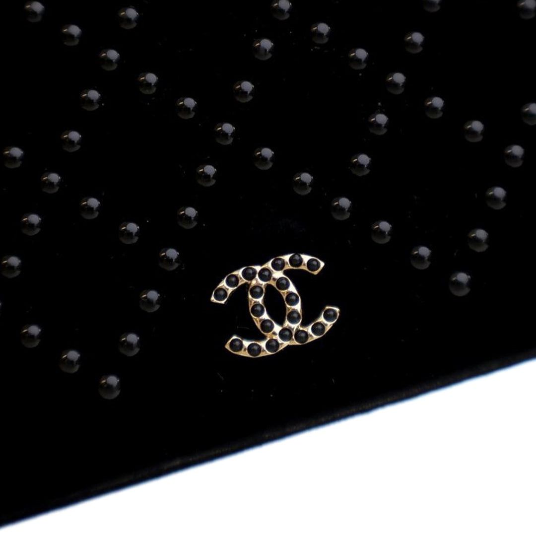 Chanel CC Velours clouté Wallet on Chain