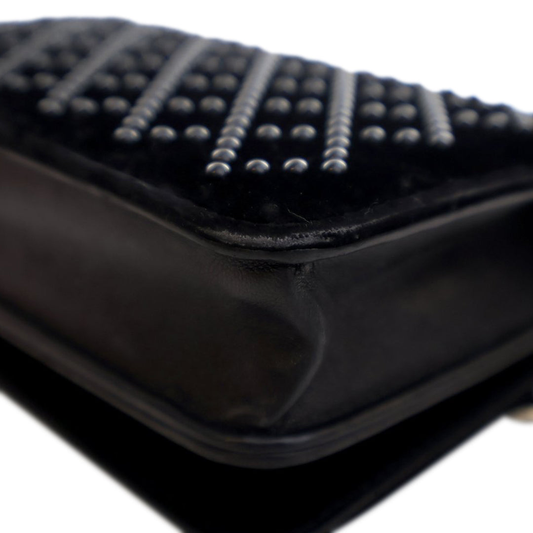 Chanel CC Velours clouté Wallet on Chain