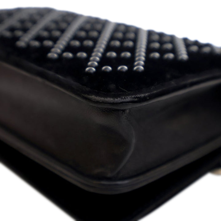 Chanel CC Velours clouté Wallet on Chain