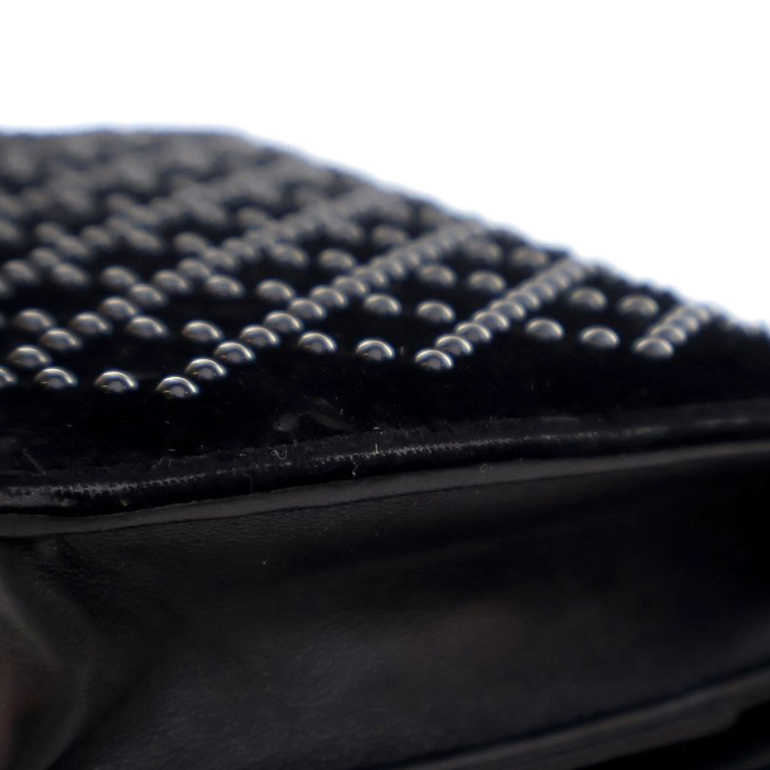 Chanel CC Velours clouté Wallet on Chain