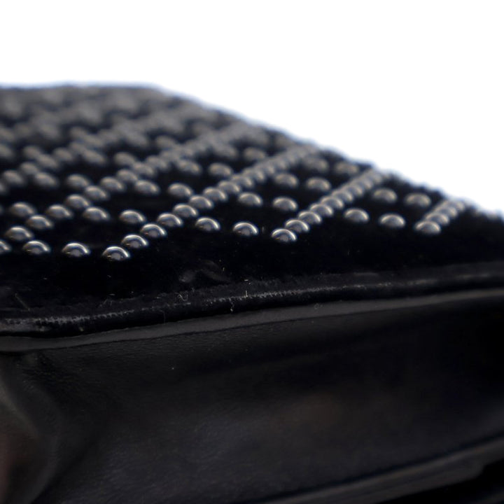 Chanel CC Velours clouté Wallet on Chain