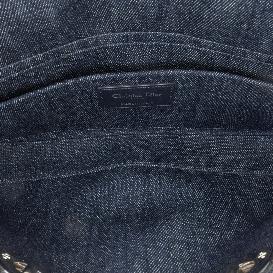 Dior Medium Jean Cannage Œillets Lady D Joy