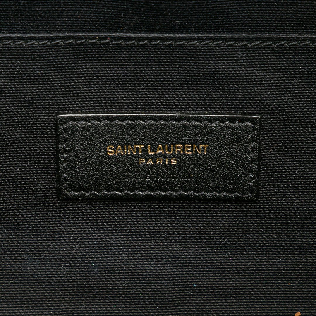 Grain de Poudre Monogram Belt Bag Black - Gaby Paris