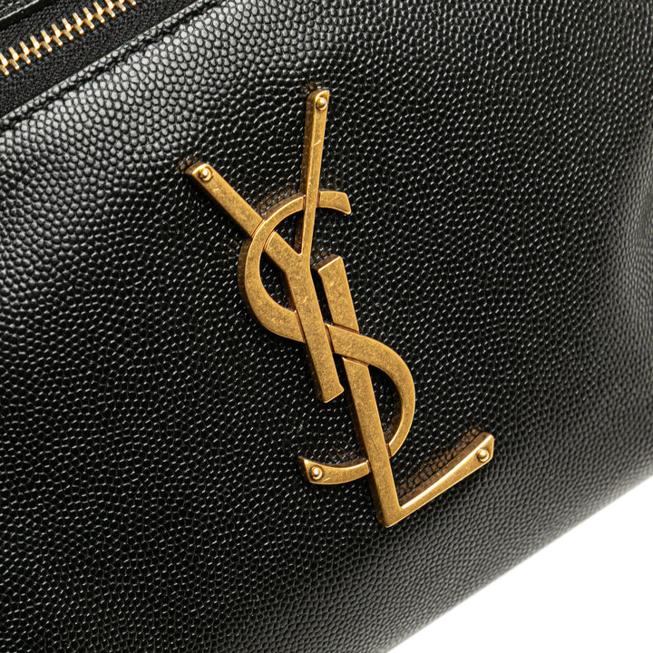 Grain de Poudre Monogram Belt Bag Black - Gaby Paris