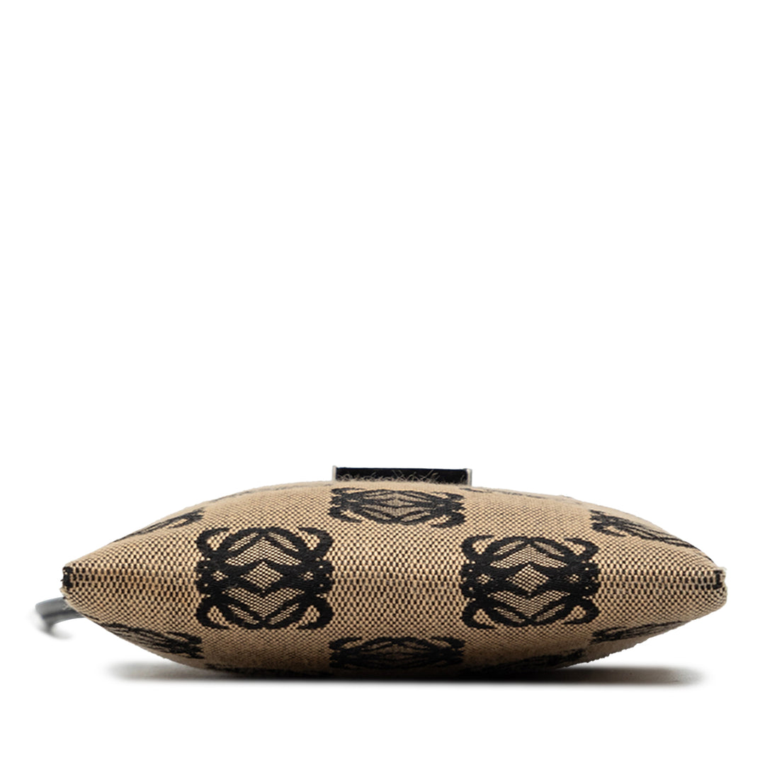 LOEWE Anagram Toile Phone Pochette Sac porté croisé