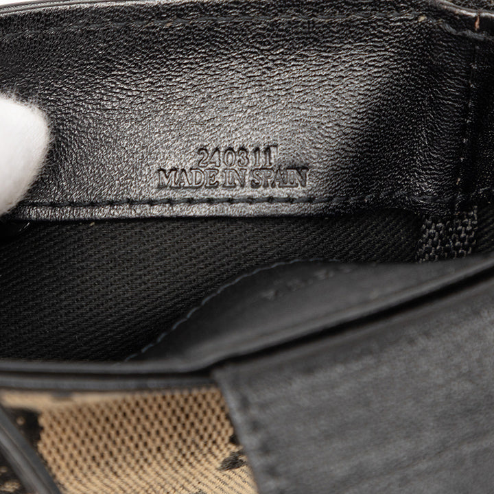 LOEWE Anagram Toile Phone Pochette Sac porté croisé