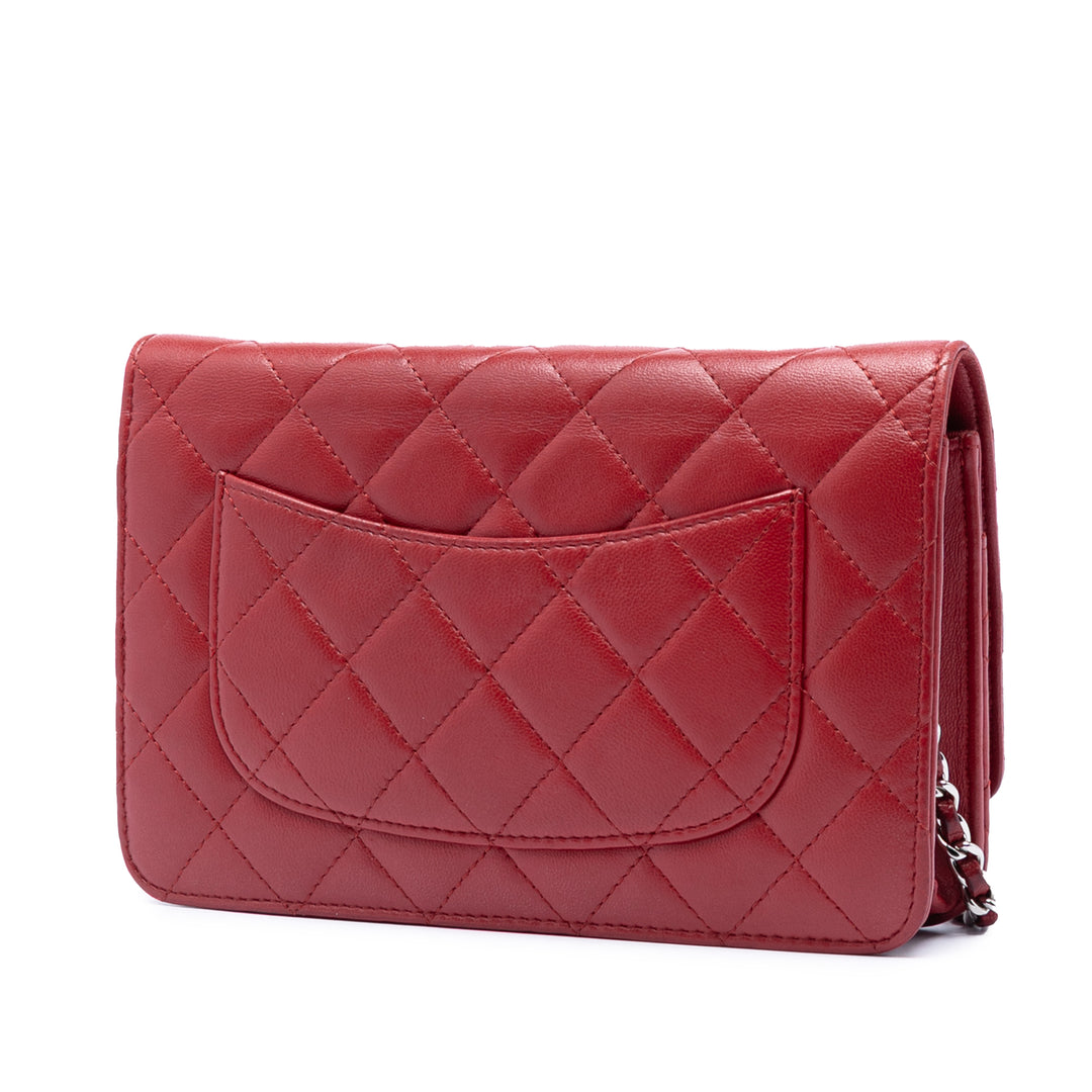 Chanel CC Matelassé Cuir d’agneau Wallet on Chain