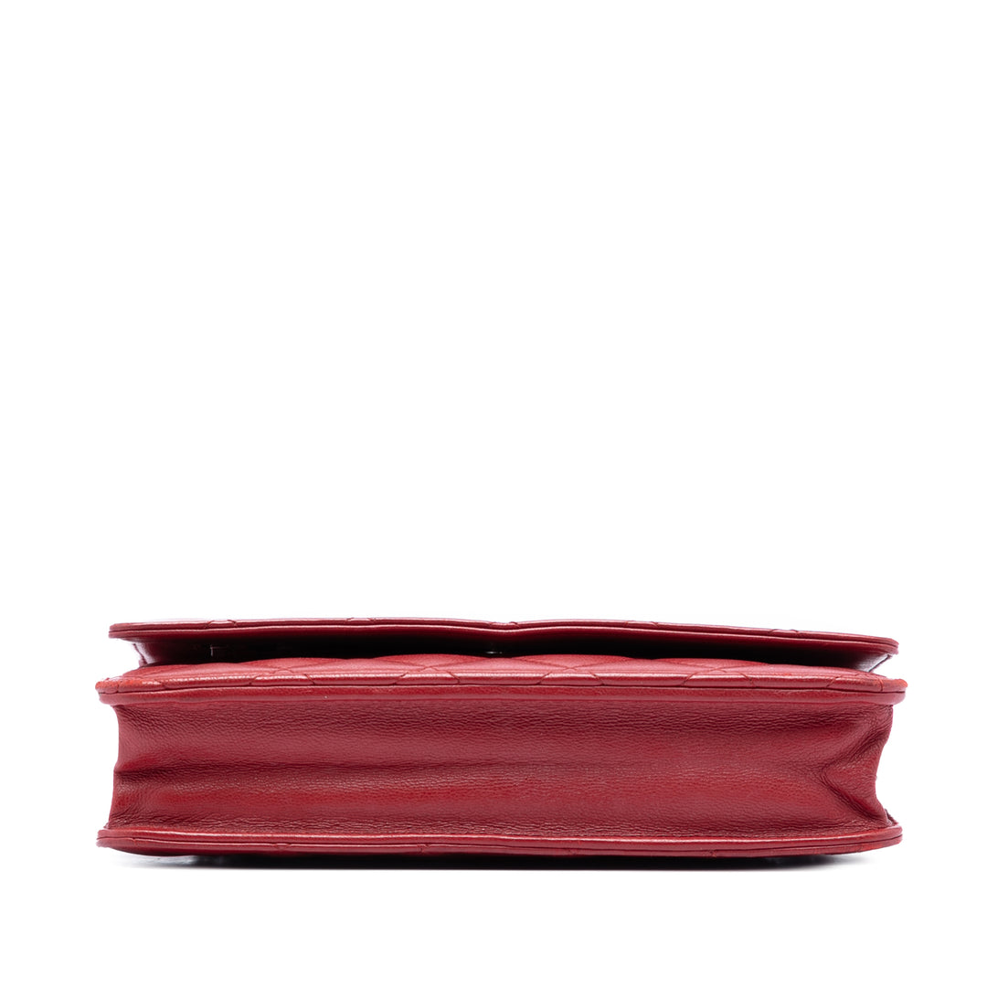 Chanel CC Matelassé Cuir d’agneau Wallet on Chain