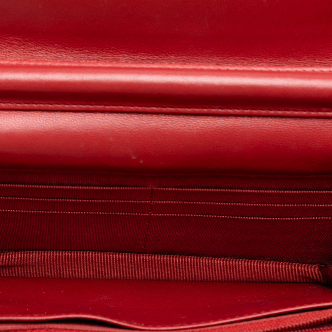 Chanel CC Matelassé Cuir d’agneau Wallet on Chain