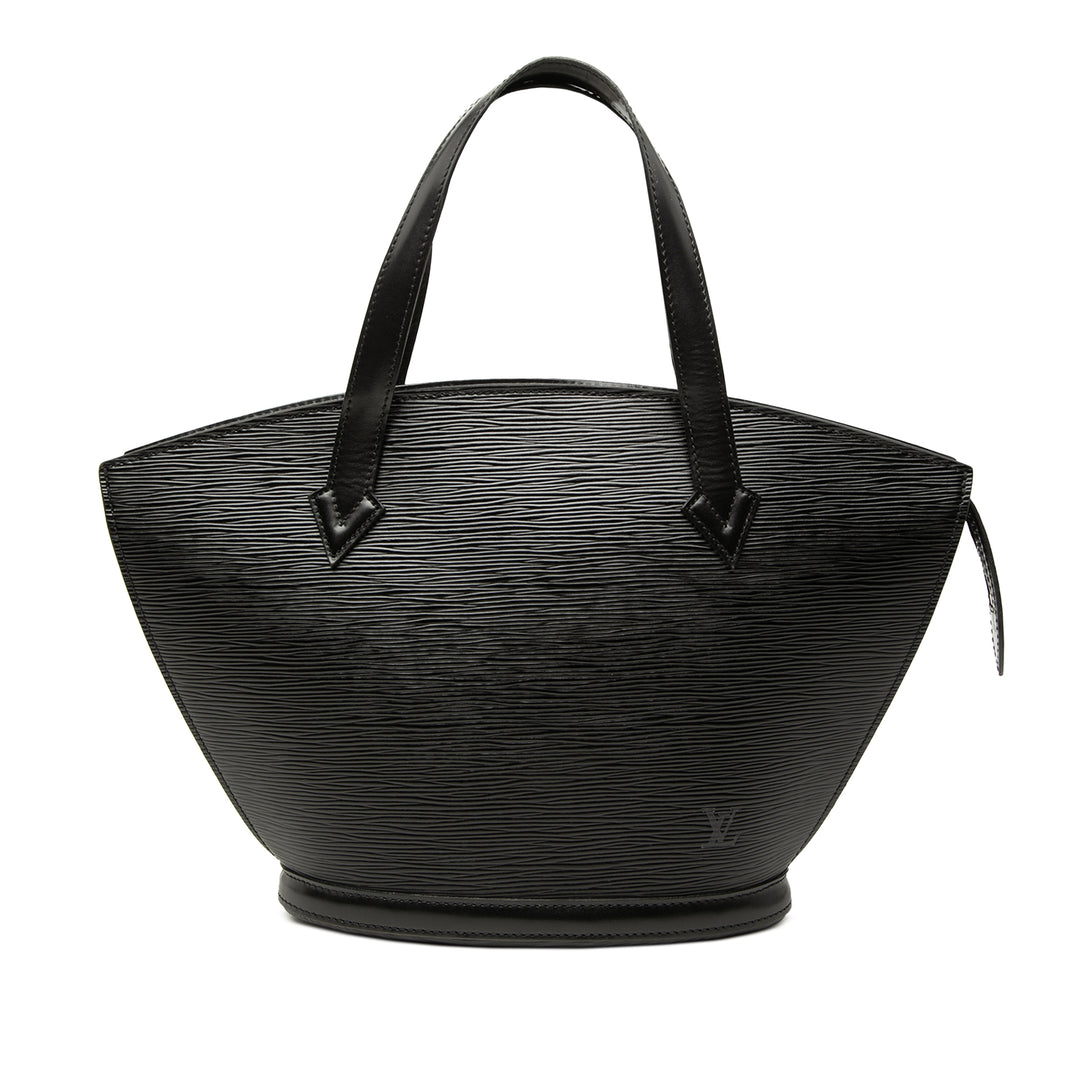 Saint Jacques Short PM Epi Leder schwarz