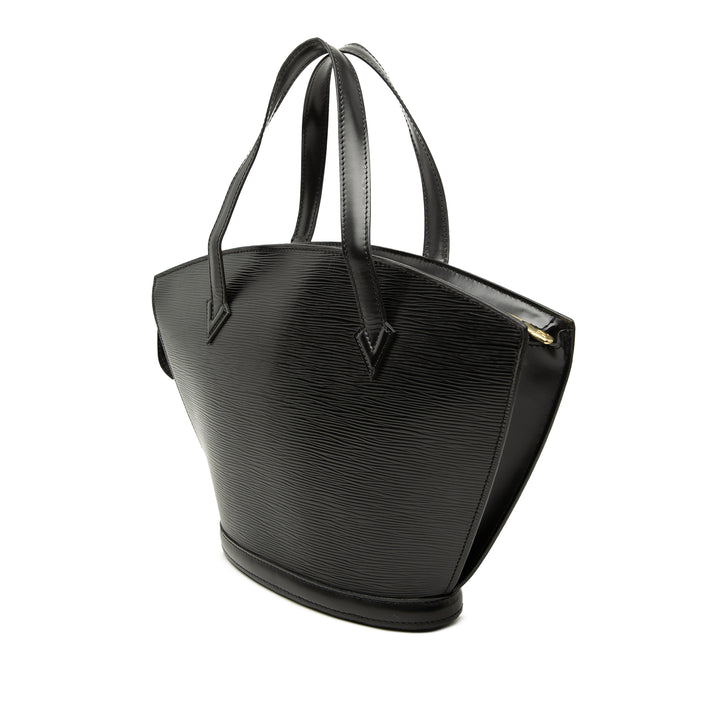 Saint Jacques Short PM Epi Leder schwarz