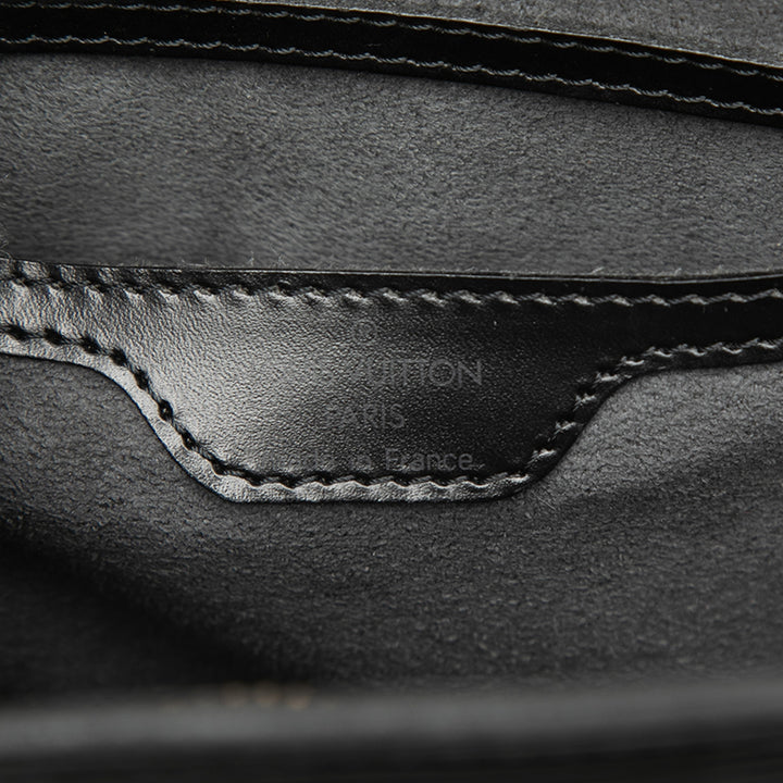 Saint Jacques Short PM Epi Leder schwarz