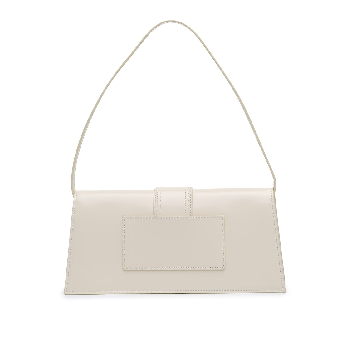 Calfskin Le Bambino Long Shoulder Bag White - Gaby Paris