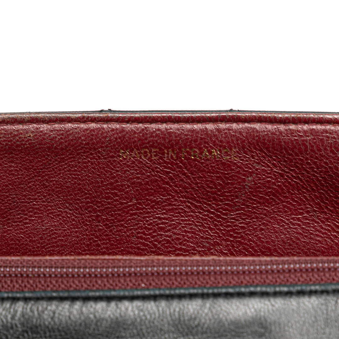 CC Quilted Lambskin Full Flap Black - Gaby Paris